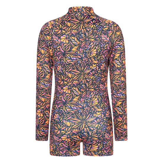 Mountain Warehouse Barn Mira Blommor Långärmad Rash Guard (Neon Orange) - Image 2