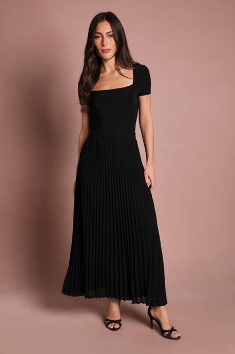 Pleated Georgette Maxi Skirt - Image 4