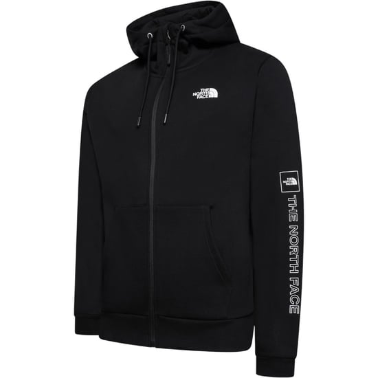 The North Face Mens M Outline Logo Box Hoodies Black - Image 1