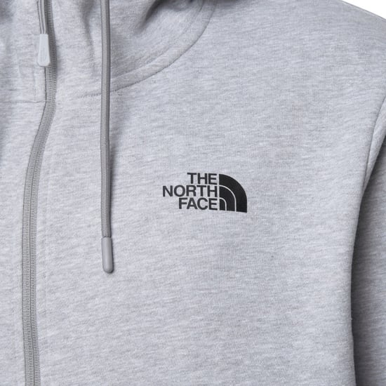 The North Face Mens M Outline Logo Box Hoodies Grey - Image 3