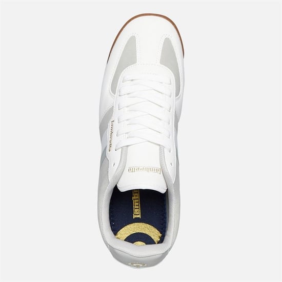 Lambretta Diego Men's White/Grey Trainers - Image 3