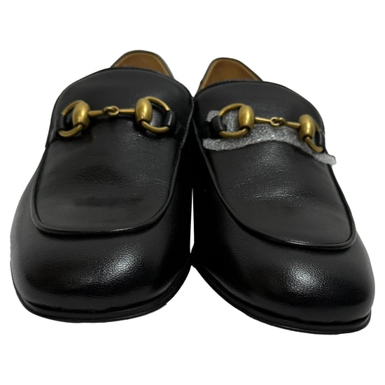 Gucci Horsebit Slip On Loafers in Black Leather - Image 2