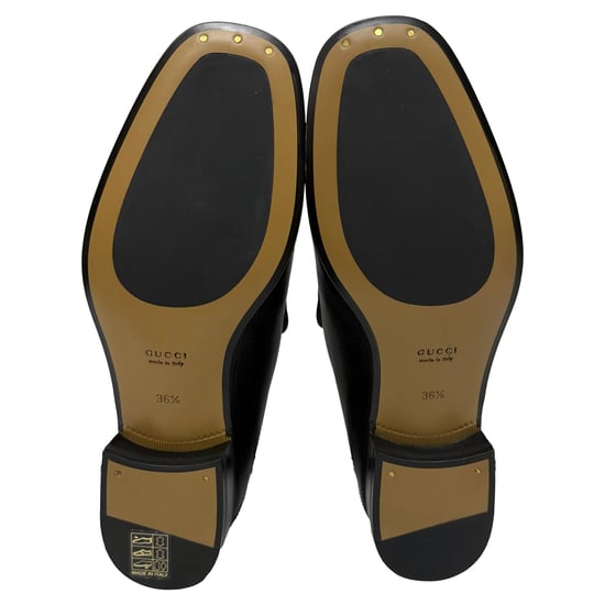Gucci Horsebit Slip On Loafers in Black Leather - Image 6