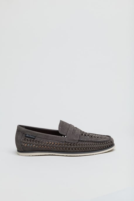 Ben Sherman Miami Heren Grijze Instappers - Image 2
