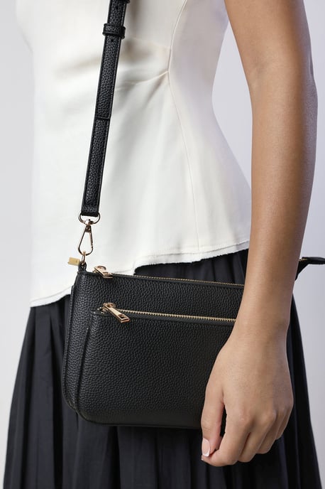 Where's That From Elani Small Double Zip Cross Body Bag - Image 1
