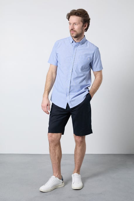 Blue Stripe Short Sleeve Shirt - Image 2