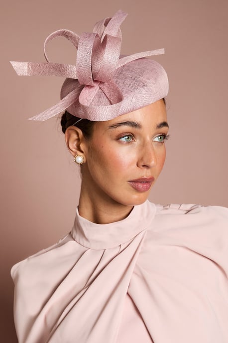 Lisa Tan Pillbox Loop Fascinator - Image 1