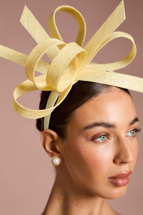 Lisa Tan Loop Bow Fascinator - Image 3
