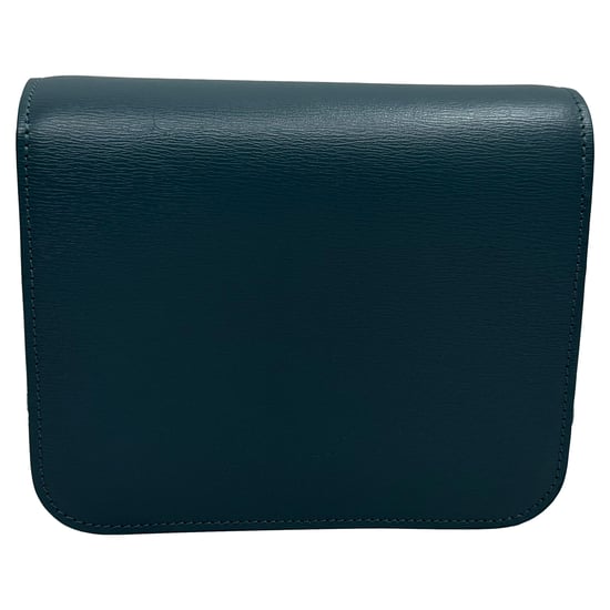 Celine Smooth Teen Box-väska i grönt läder - Image 3