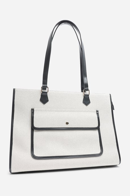 Wheres That From Womens Henley Canvas Shoulder Tote Bag - Image 3