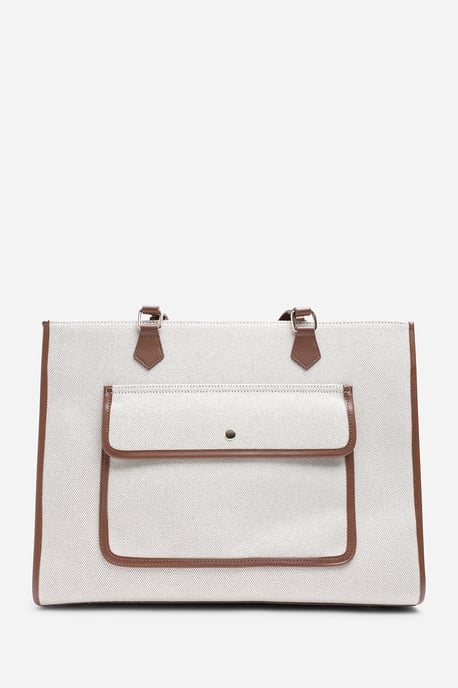 Wheres That From Womens Henley Canvas Shoulder Tote Bag - Image 2
