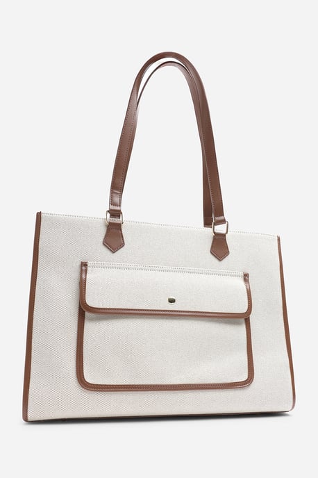 Wheres That From Womens Henley Canvas Shoulder Tote Bag - Image 3