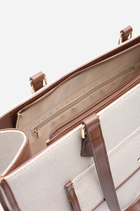 Wheres That From Womens Henley Canvas Shoulder Tote Bag - Image 5