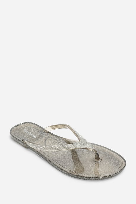 Wheres That From Womens Giuliana Glitter Toe Post Flip Flops - Image 2