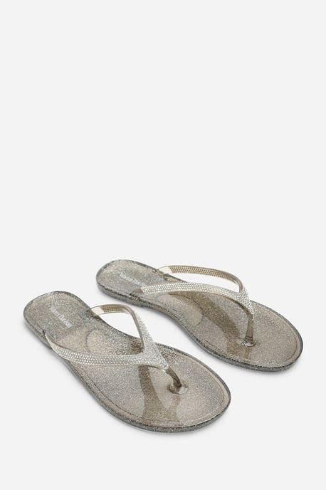 Wheres That From Womens Giuliana Glitter Toe Post Flip Flops - Image 3