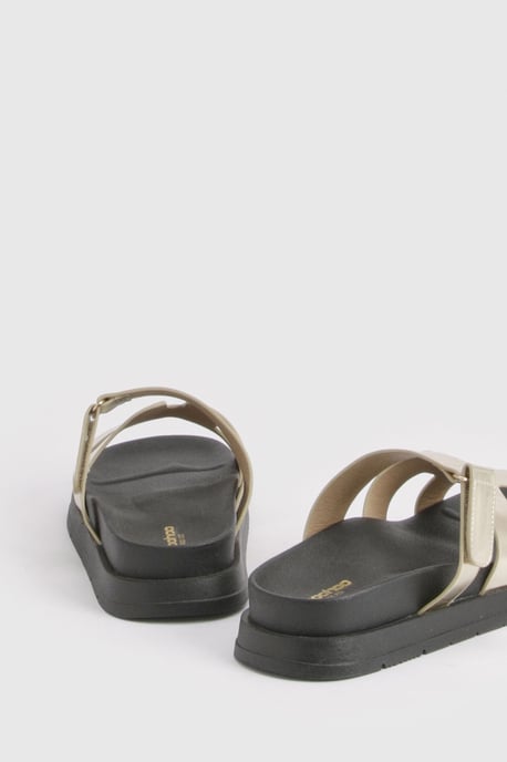 Wide Fit Cut Out Platform Sliders - Image 4