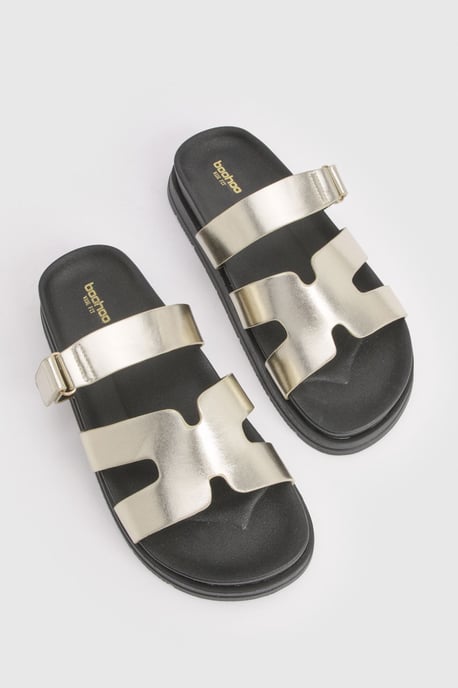 Wide Fit Cut Out Platform Sliders - Image 6