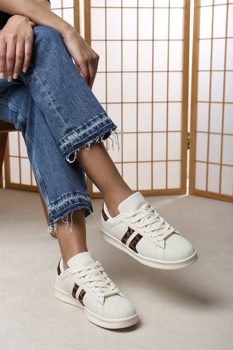 Where's That From Yamileth Stripe Panel Detailed Trainer - Image 2