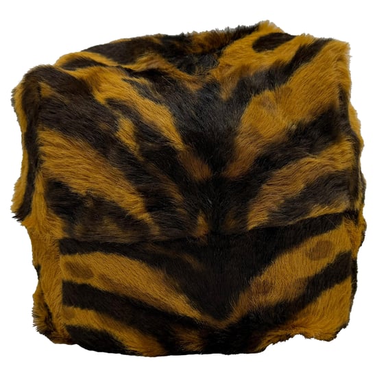 Jil Sander Tiger-Print Bucket Bag in Brown Pony Hair - Image 5