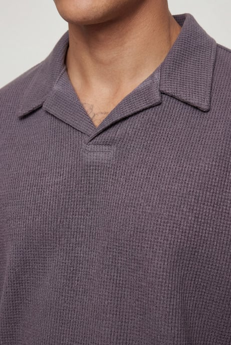 Oversized Revere Textured Polo - Image 4