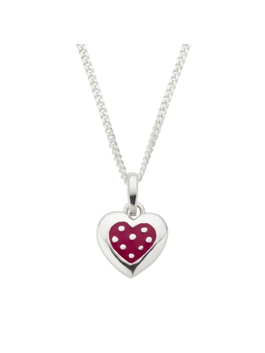 Zeeme for Kids Necklace 925/- Sterling silver heart motif - Image 1