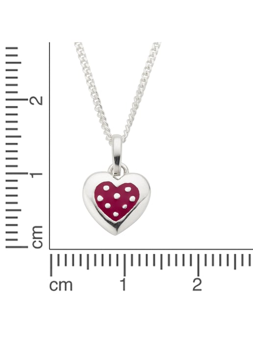Zeeme for Kids Necklace 925/- Sterling silver heart motif - Image 2