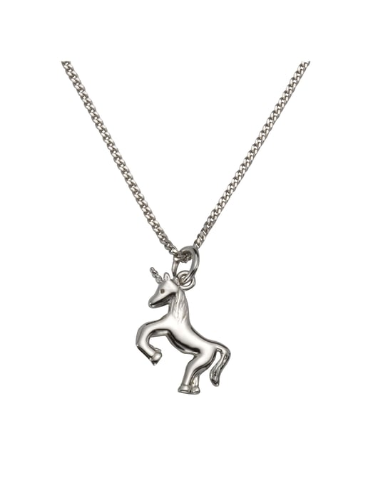 Zeeme for Kids Necklace 925 silver unicorn motif - Image 1