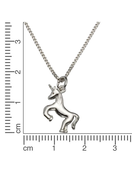 Zeeme for Kids Necklace 925 silver unicorn motif - Image 2