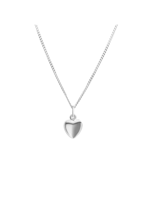 Zeeme for Kids Necklace Silver 925 heart motif - Image 2