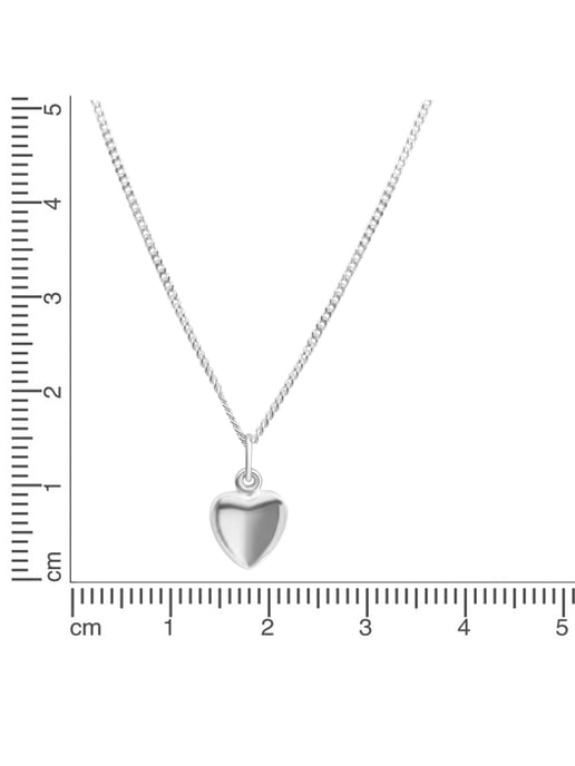 Zeeme for Kids Necklace Silver 925 heart motif - Image 3