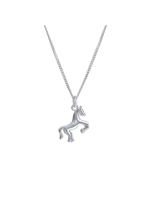Zeeme for Kids Necklace Silver 925 motif horse 36/38cm - Image 2