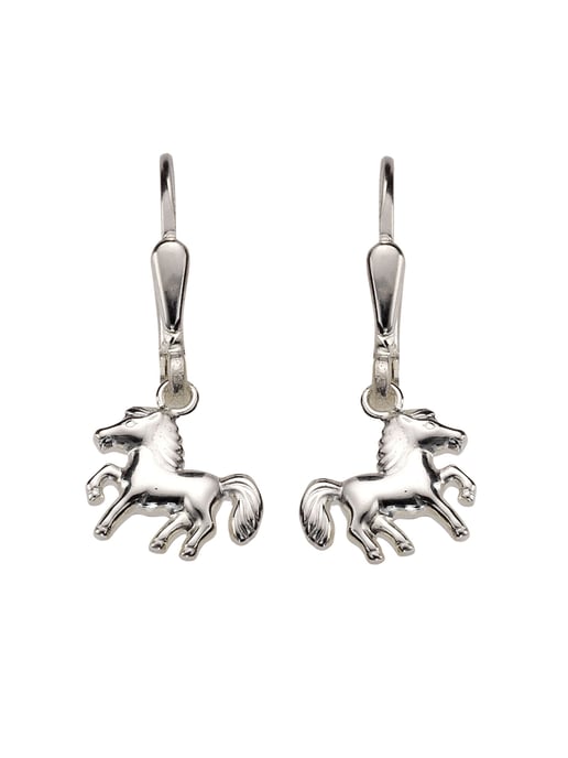 Zeeme for Kids Earrings 925 Sterling silver motif horses - Image 2