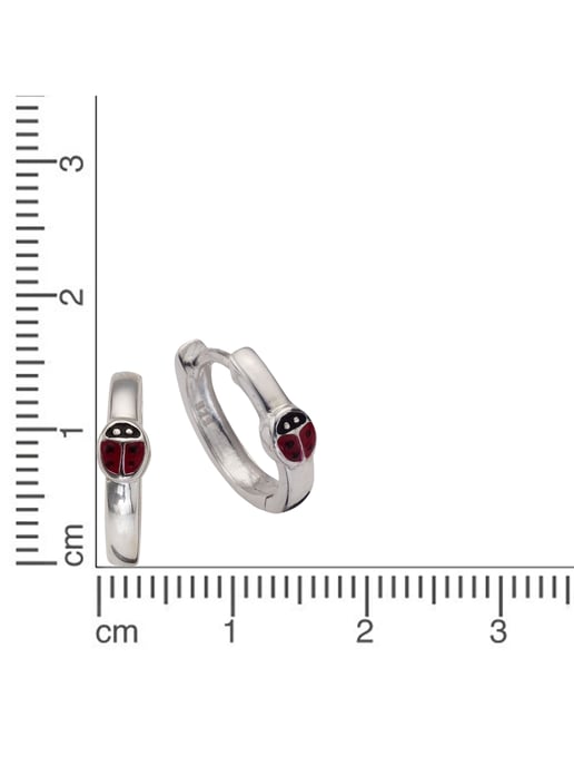Zeeme for Kids Earrings 925/- Sterling silver ladybird - Image 2
