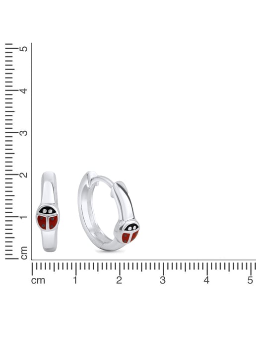 Zeeme for Kids Earrings 925/- Sterling silver ladybird - Image 3