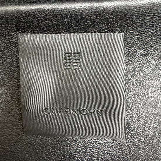 Givenchy Peplumjacka i svart läder - Image 4