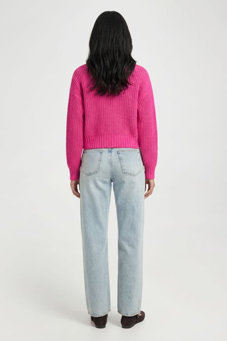 Button Through Crop Cardigan - Image 3
