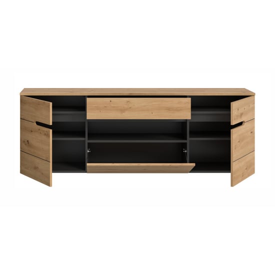 Furnilux Hangende garderobekast moderne opbergoplossing voor hal en entree 176 cm - Image 2
