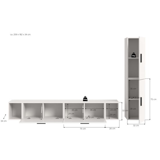 Furnilux Modulaire woonwand in ruime opbergoplossing voor elke ruimte - Image 3