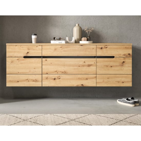 Furnilux Hangende garderobekast moderne opbergoplossing voor hal en entree 176 cm - Image 4