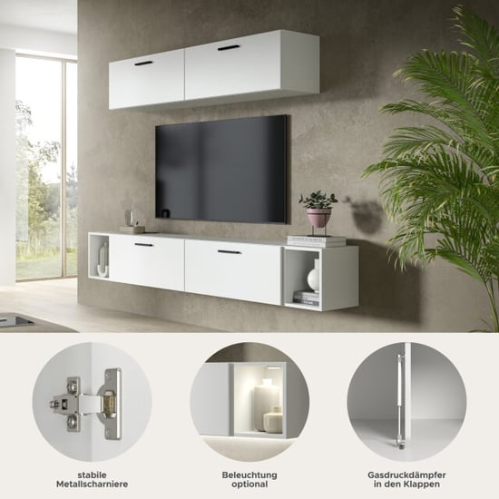 Furnilux Moderne woonkast in ruime opbergcombinatie voor woonkamer en appartement - Image 3