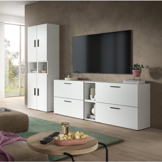Furnilux Moderne wooncombinatie in ruime opbergkast met 2 deuren stijlvolle - Image 4