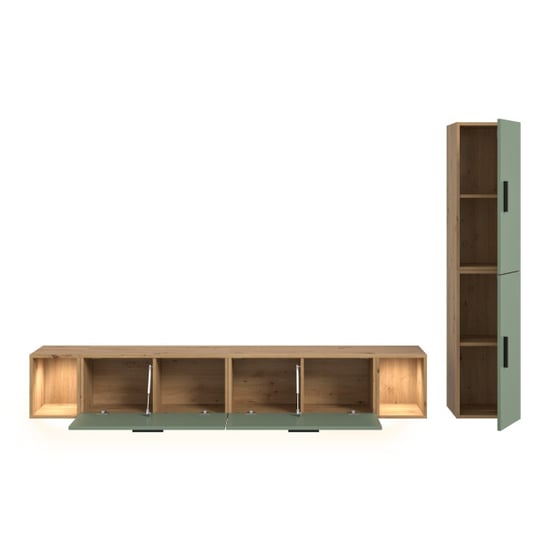 Furnilux Moderne woonwand met verlichting stijlvolle opbergoplossing voor elk interieur - Image 3