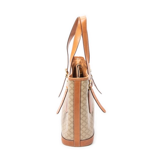 Vintage Small Shopping Tote Shoulder Bag - Image 4