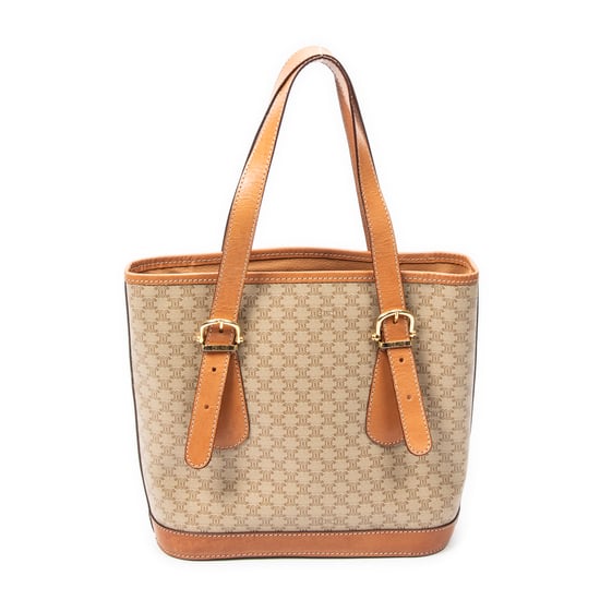 Vintage Small Shopping Tote Shoulder Bag - Image 5