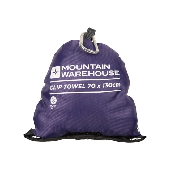 Mountain Warehouse Effen Clip Reishanddoek (Paars) - Image 4