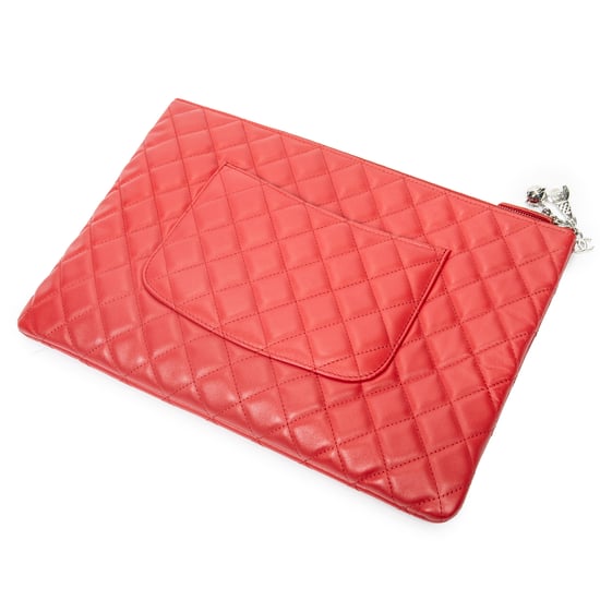 Large Charm O-Case Zip  Clutch - Image 2