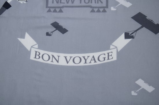 Cartier, grey bon voyage wool fringed scarf - Image 5