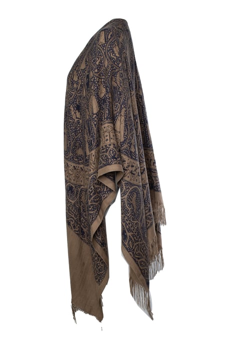 Hermes, Lalbhai dalpatbhai cashmere poncho - Image 4