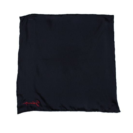 Givenchy, svart näsduk med broderi - Image 2