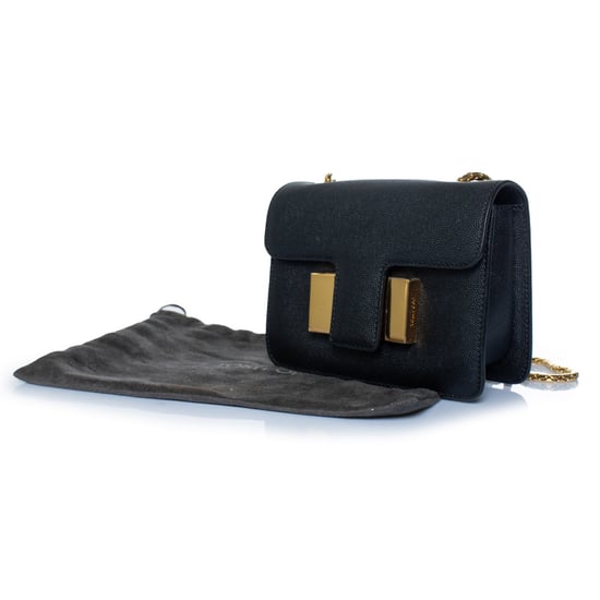 Tom Ford, zwarte korrelige lederen Sienna tas - Image 1